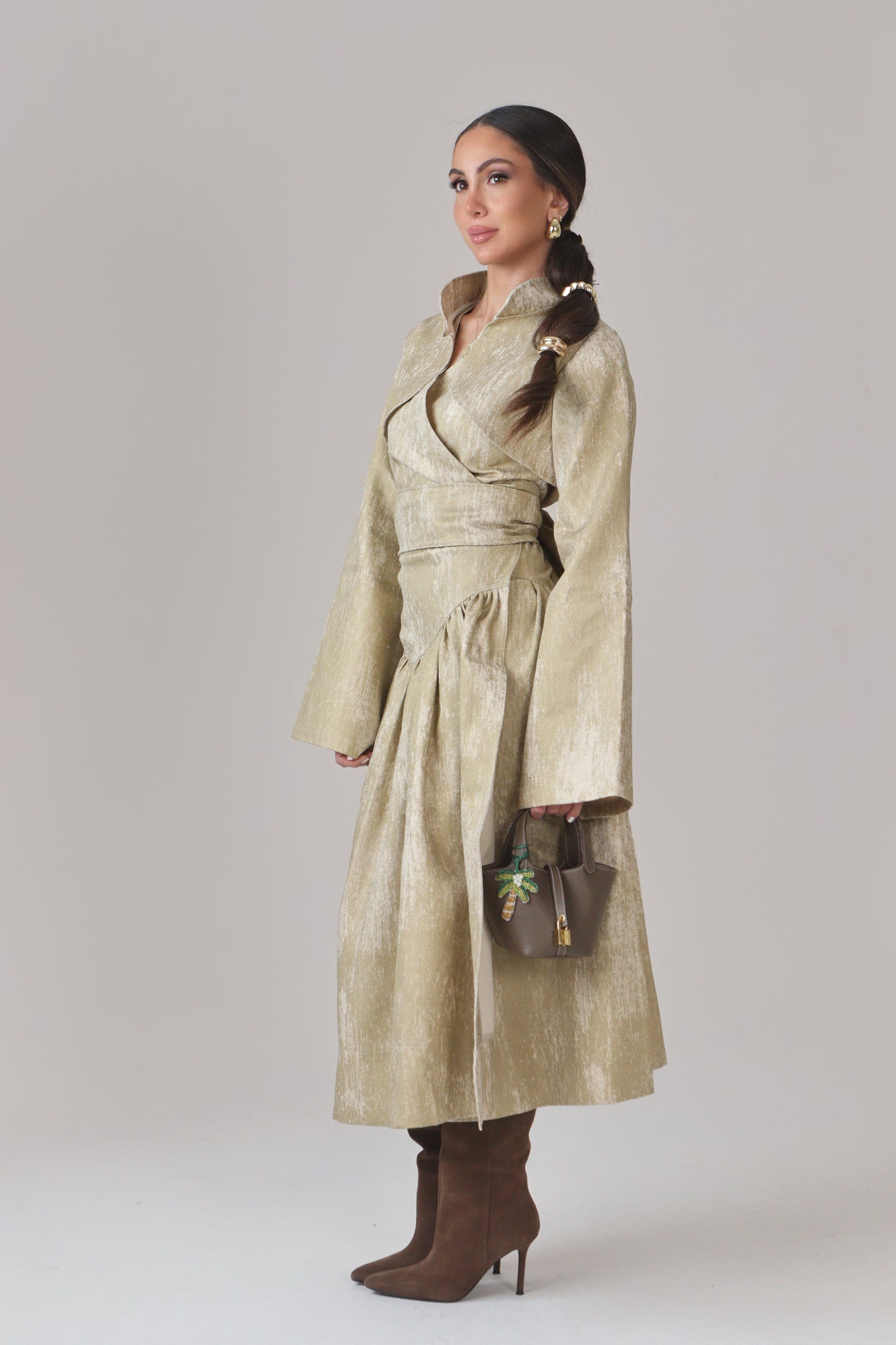 The Automno Dress - Gold