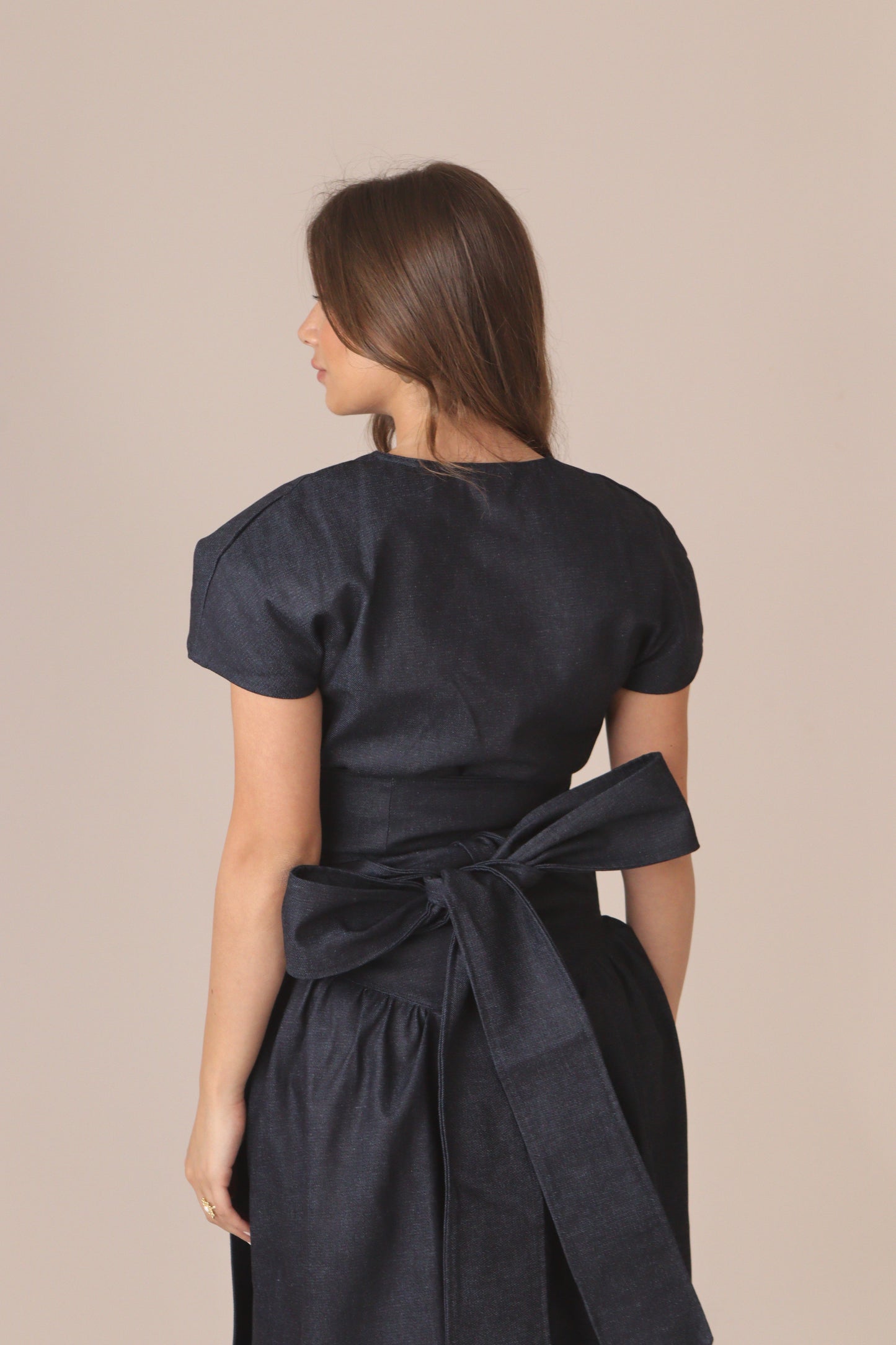 The Automno Dress - Navy