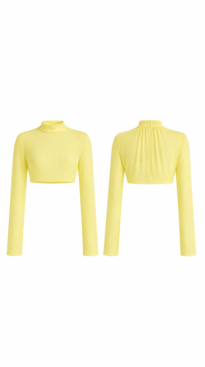 Celeste Veil Set - Butter Yellow