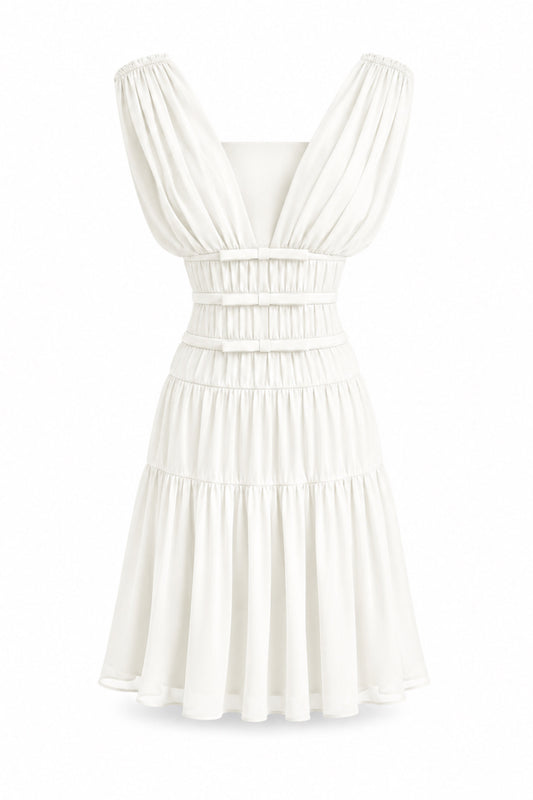 Alessia Dress - White