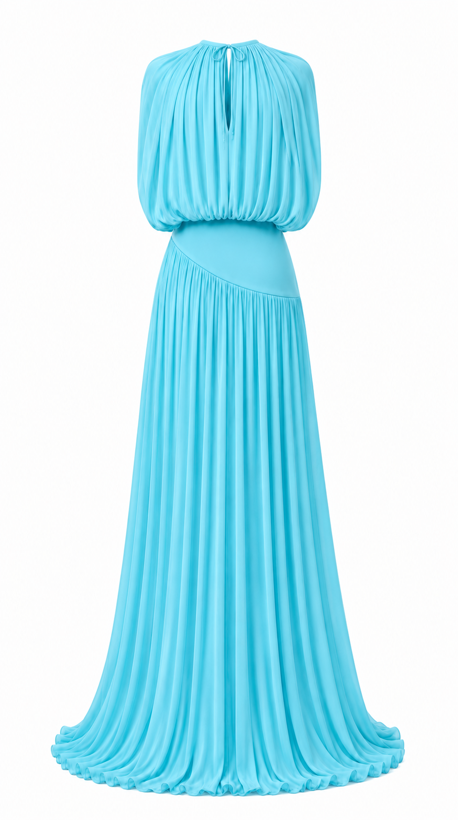 Celeste Veil Set - Aqua Blue
