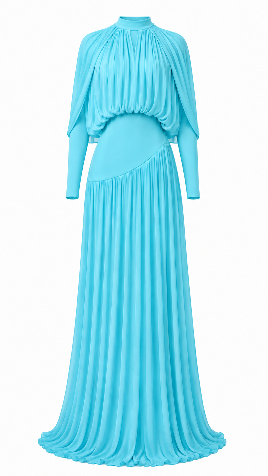 Celeste Veil Set - Aqua Blue