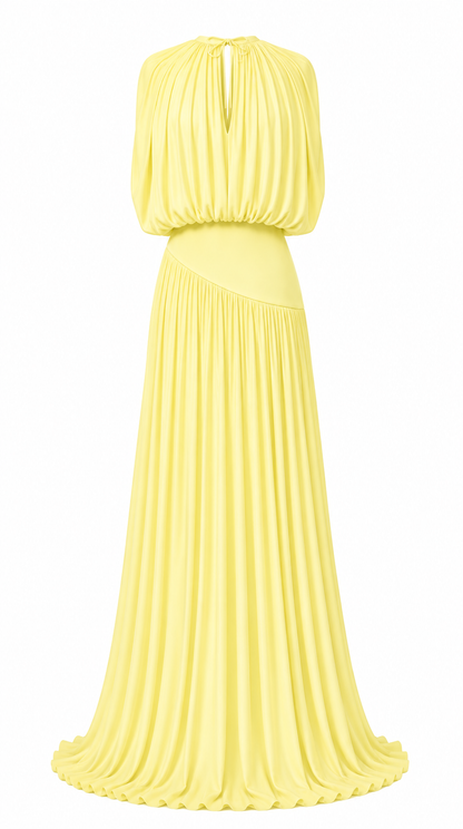 Celeste Veil Set - Butter Yellow