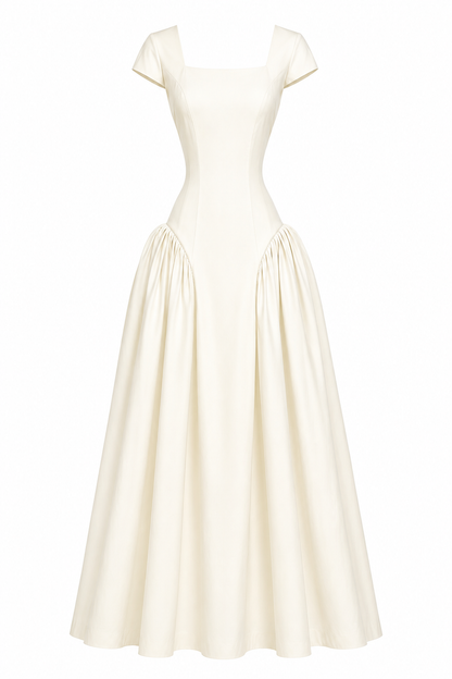 Natalia Dress - White