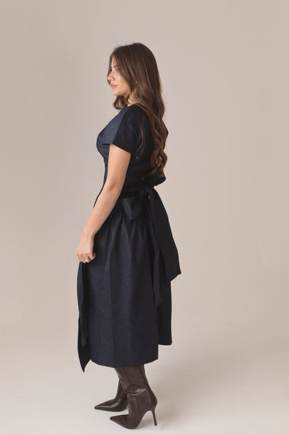 The Automno Dress - Navy