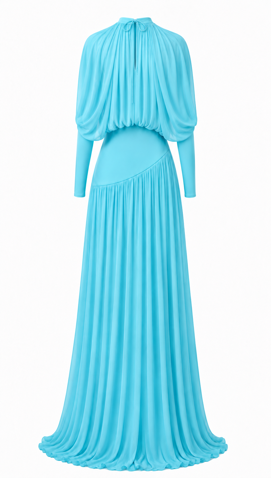 Celeste Veil Set - Aqua Blue