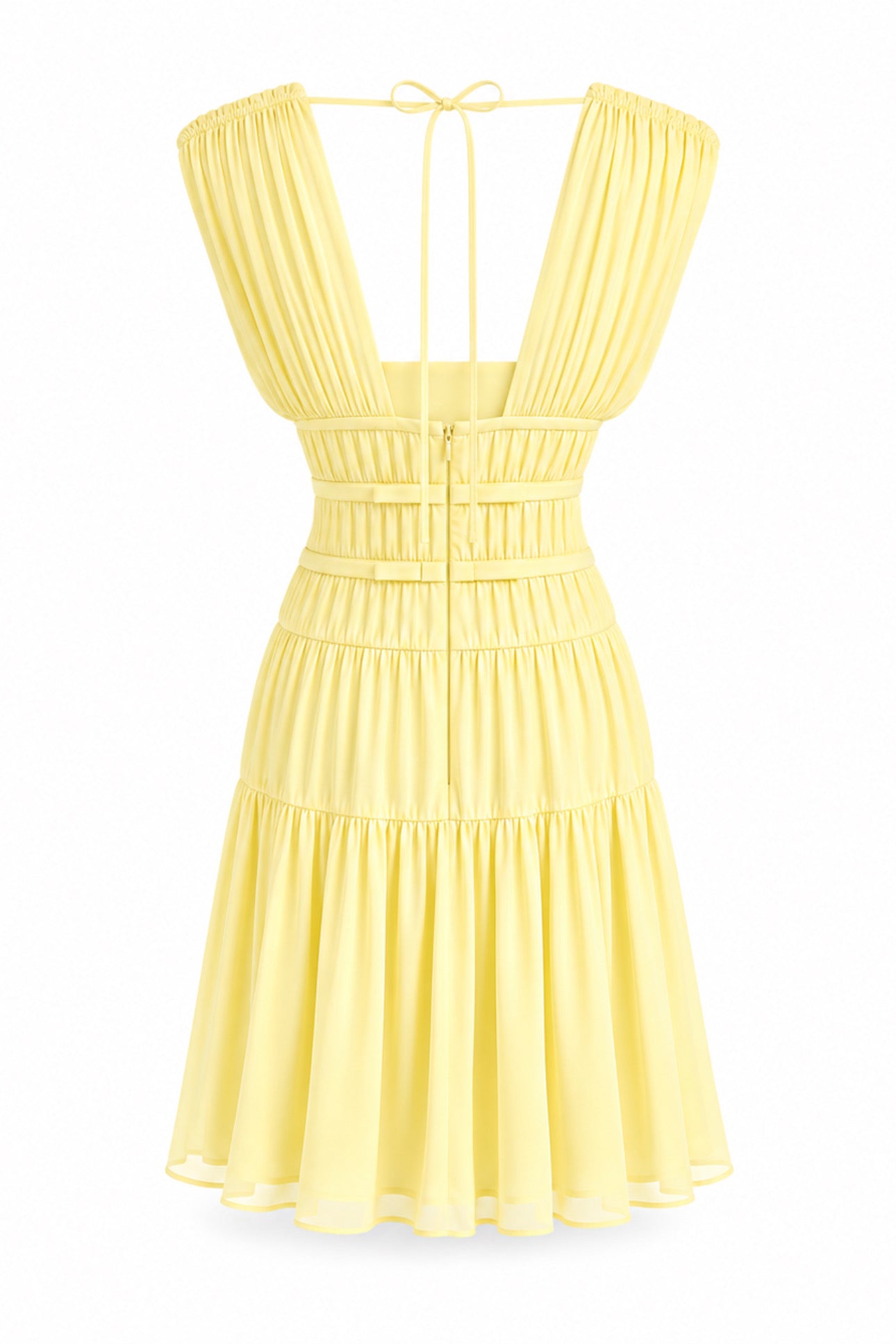 Alessia Dress - Butter Yellow