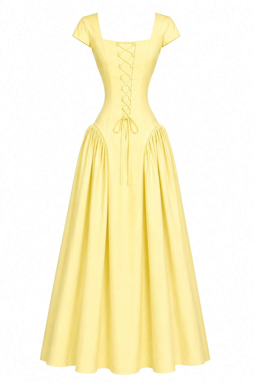 Natalia Dress - Butter Yellow