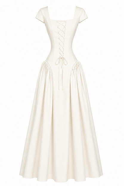 Natalia Dress - White