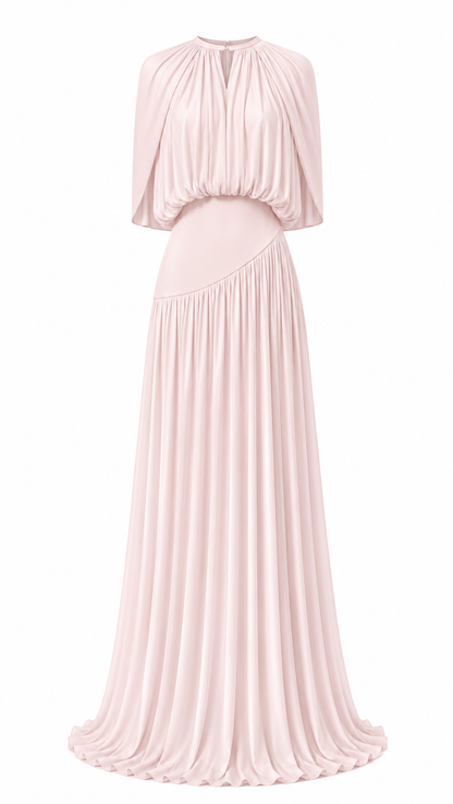 Celeste Veil Set - Powder Pink