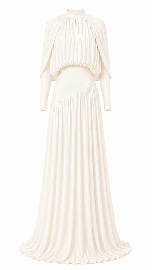 Celeste Veil Set - White