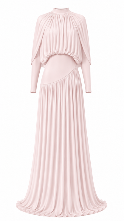 Celeste Veil Set - Powder Pink