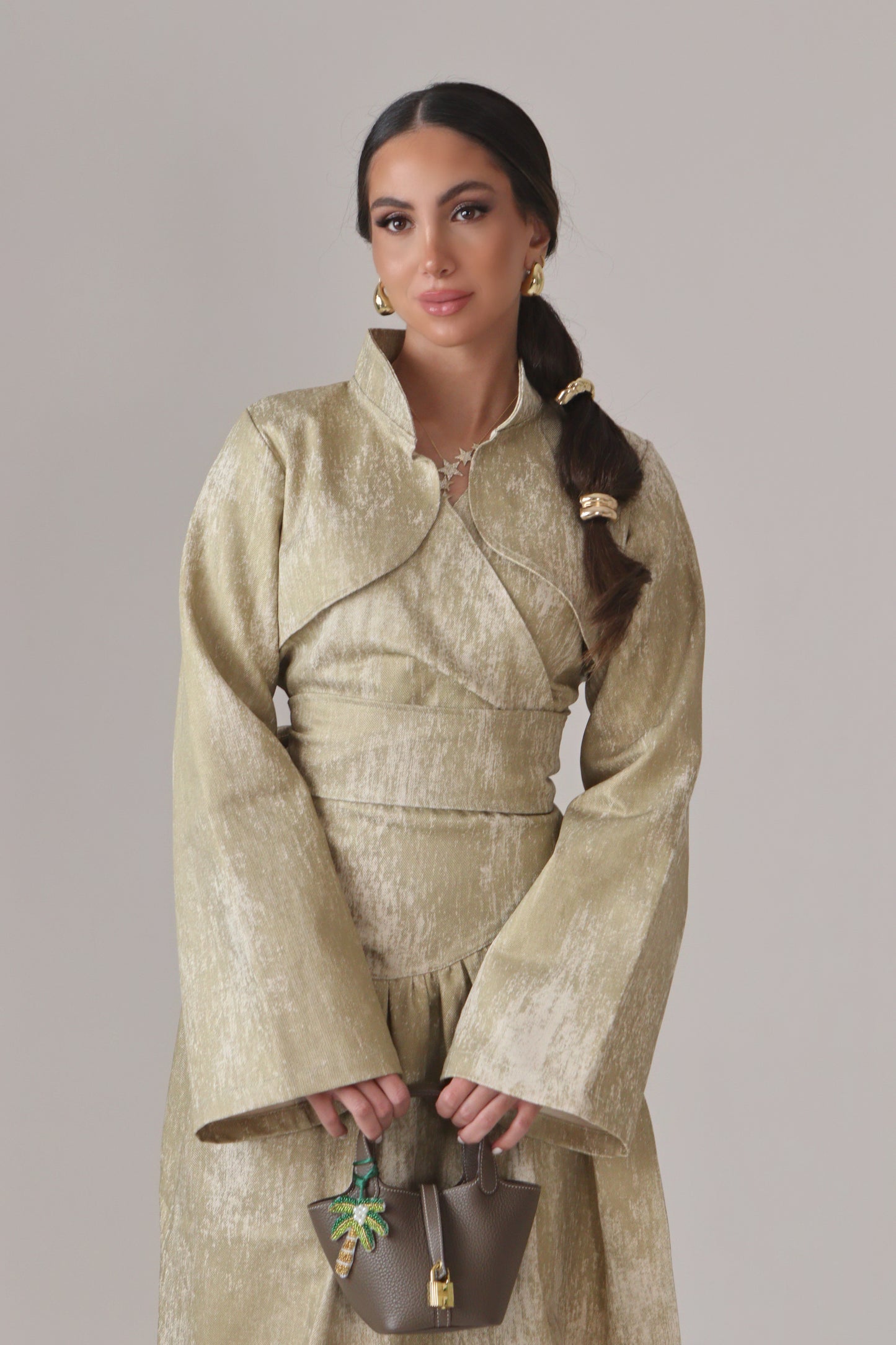 The Automno Bolero Jacket - Gold