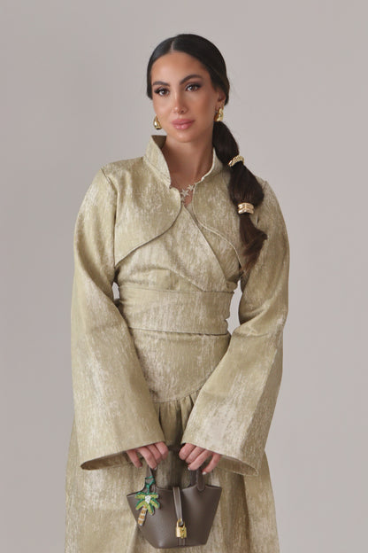 The Automno Bolero Jacket - Gold