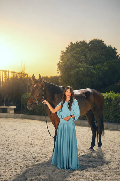Celeste Set - Aqua Blue