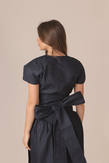 The Automno Dress - Navy